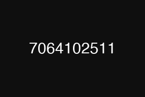 7064102511