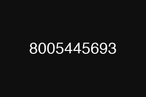 8005445693