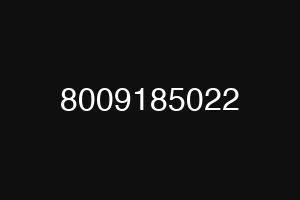 8009185022