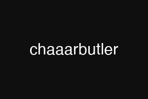 chaaarbutler