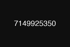7149925350