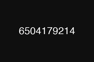 6504179214