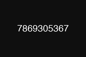 7869305367