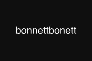 bonnettbonett